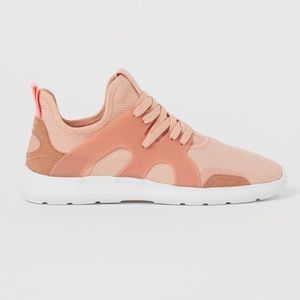 Pink Mesh Sneakers